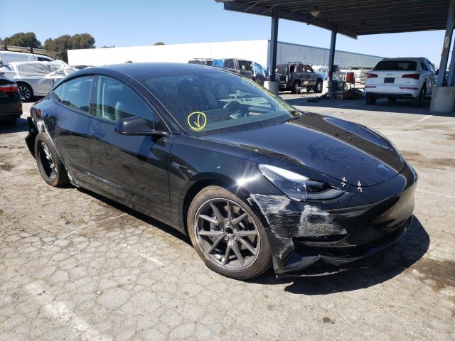TESLA MODEL 3 2021 with VIN 5YJ3E1EA4MF093943 - Photo from auction