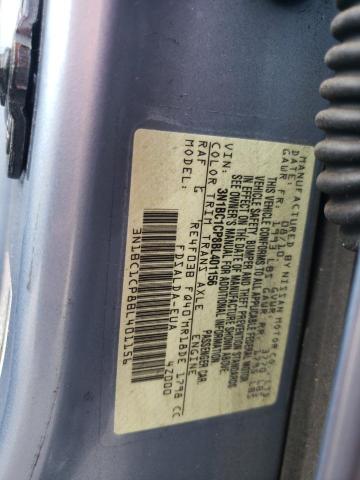 Photo 10 from auction – 2011 NISSAN VERSA S with VIN 3N1BC1CP8BL401156