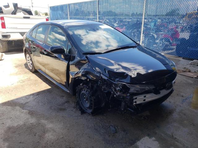 TOYOTA COROLLA LE 2021 with VIN JTDEPMAE6MJ147104 - Photo from auction