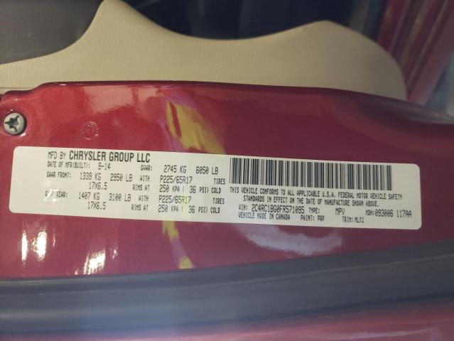 Photo 10 from auction – 2015 CHRYSLER TOWN & COU with VIN 2C4RC1BG0FR571095