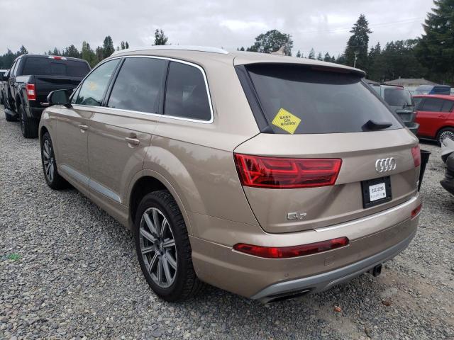 Photo 3 from auction – 2018 AUDI Q7 PREMIUM with VIN WA1LAAF75JD039370