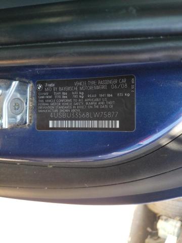 Photo 10 from auction – 2008 BMW Z4 3.0 with VIN 4USBU33568LW75877