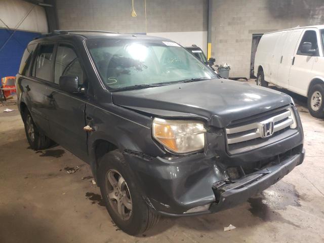 HONDA PILOT EX 2006 with VIN 2HKYF18456H550241 - Photo from auction