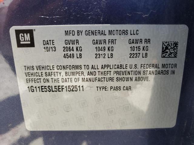 Photo 10 from auction – 2014 CHEVROLET MALIBU 2LT with VIN 1G11E5SL5EF152511