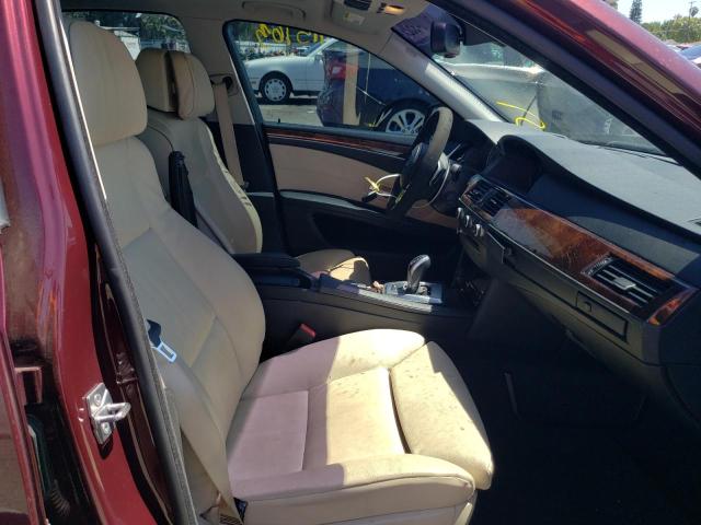 Photo 5 from auction – 2010 BMW 535 I with VIN WBANW1C5XAC167027