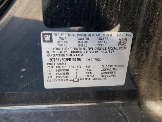 Photo 10 from auction – 2015 GMC SIERRA C15 with VIN 3GTP1VEC8FG151197
