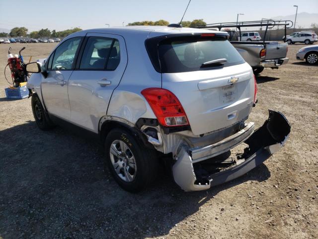 Photo 3 from auction – 2016 CHEVROLET TRAX LS with VIN 3GNCJKSB7GL241613