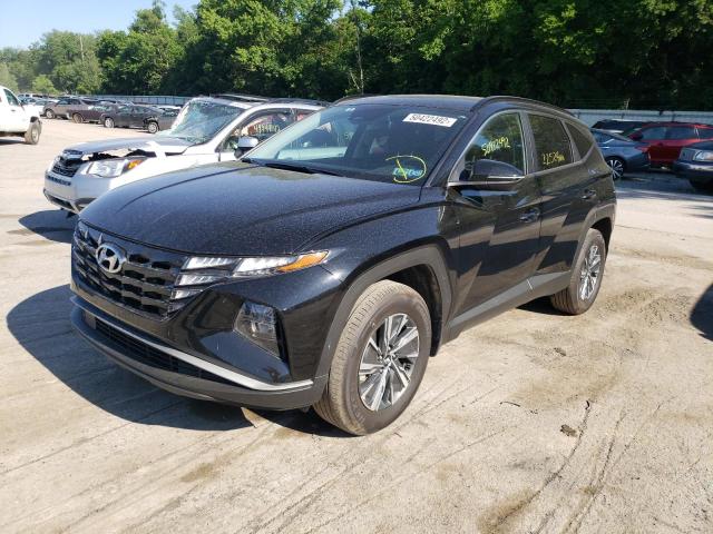 Photo 2 from auction – 2022 HYUNDAI TUCSON BLU with VIN KM8JBCA12NU025145