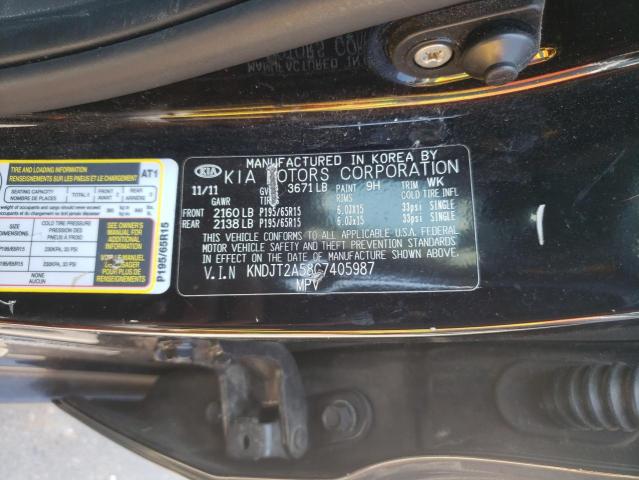 Photo 10 from auction – 2012 KIA SOUL with VIN KNDJT2A58C7405987