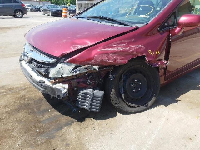 Photo 9 from auction – 2010 HONDA CIVIC LX with VIN 19XFA1F54AE031339