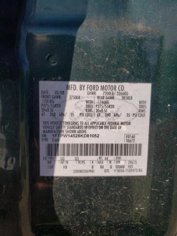 Photo 10 from auction – 2008 FORD F150 SUPER with VIN 1FTPW14528KD81052