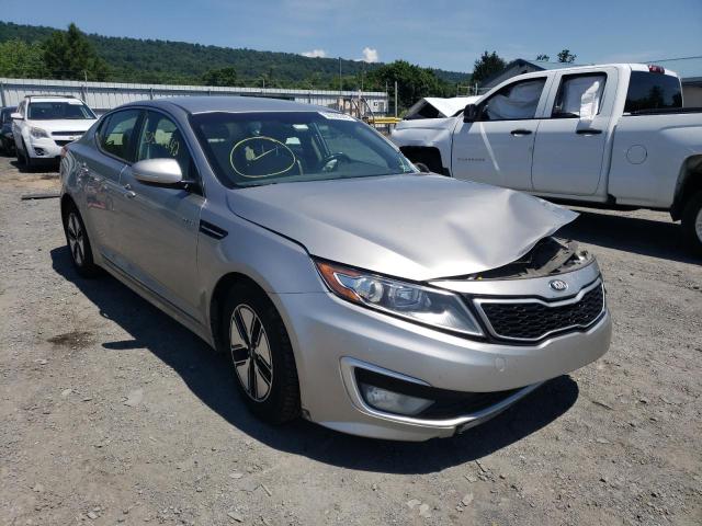 KIA OPTIMA HYB 2013 with VIN KNAGM4AD9D5043687 - Photo from auction