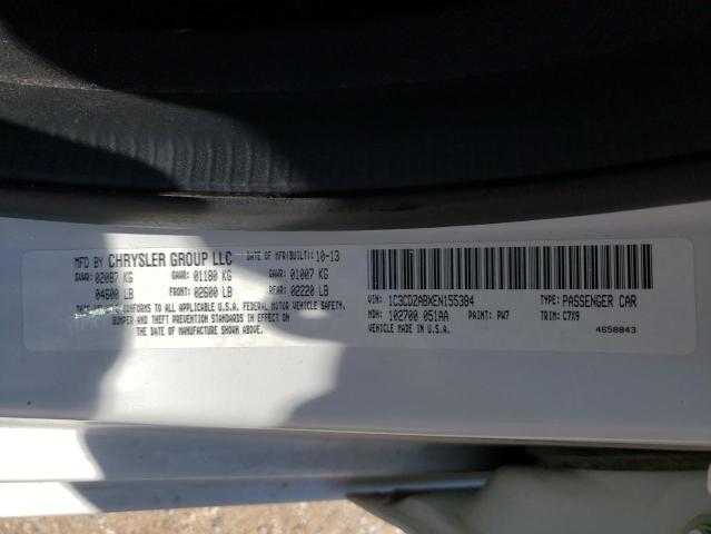 Photo 10 from auction – 2014 DODGE AVENGER SE with VIN 1C3CDZABXEN155384