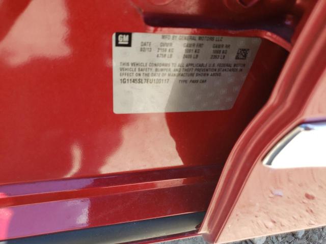 Photo 10 from auction – 2014 CHEVROLET IMPALA LTZ with VIN 1G1145SL7EU100117