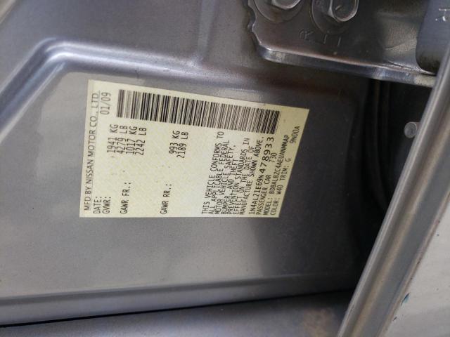 Photo 10 from auction – 2009 NISSAN ALTIMA 2.5 with VIN 1N4AL21E69N478933
