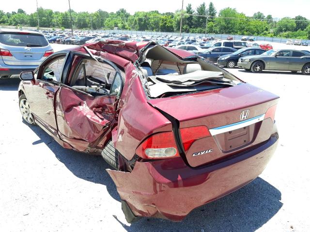 Photo 3 from auction – 2010 HONDA CIVIC LX with VIN 19XFA1F5XAE068802