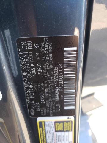 Photo 10 from auction – 2015 KIA OPTIMA LX with VIN KNAGM4A77F5526995