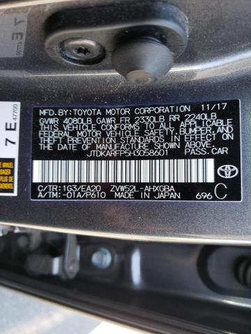 Photo 10 from auction – 2017 TOYOTA PRIUS PRIM with VIN JTDKARFP5H3058601