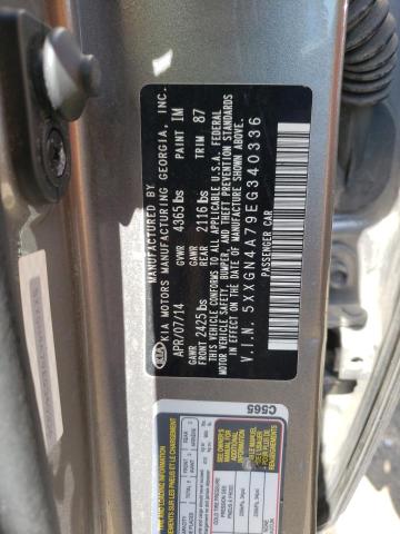Photo 10 from auction – 2014 KIA OPTIMA EX with VIN 5XXGN4A79EG340336