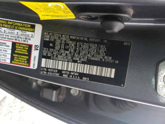 Photo 10 from auction – 2013 TOYOTA VENZA LE with VIN 4T3ZA3BB8DU067435