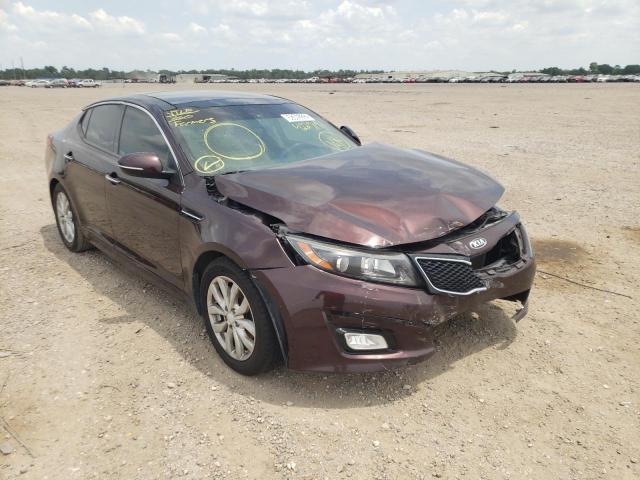 KIA OPTIMA EX 2015 con VIN 5XXGN4A73FG422919 - Foto de la subasta