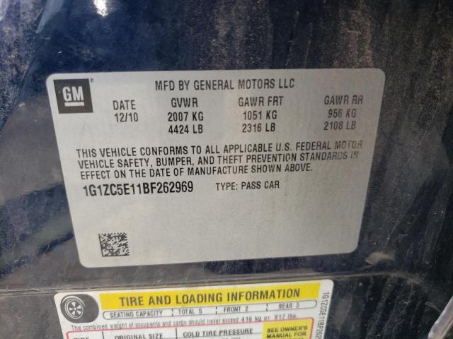 Photo 10 from auction – 2011 CHEVROLET MALIBU 1LT with VIN 1G1ZC5E11BF262969