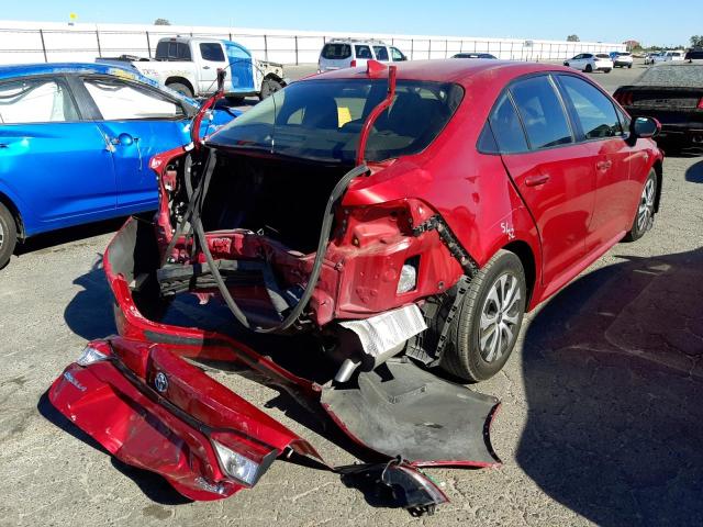 Photo 4 from auction – 2020 TOYOTA COROLLA LE with VIN JTDEBRBE9LJ012451