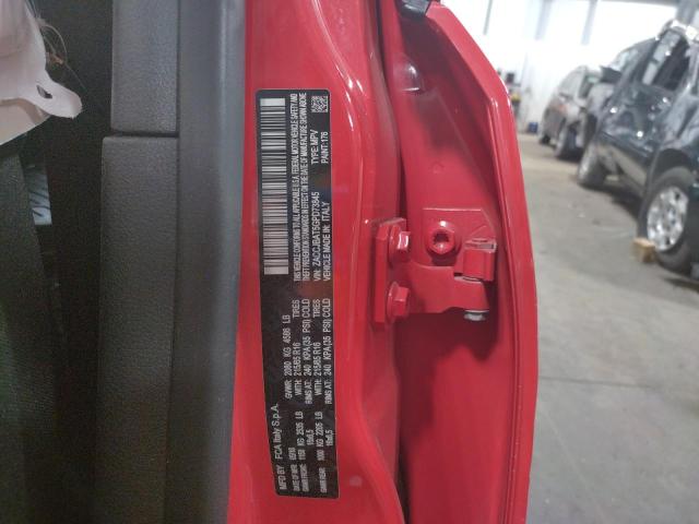 Photo 10 from auction – 2016 JEEP RENEGADE S with VIN ZACCJBAT5GPD73845