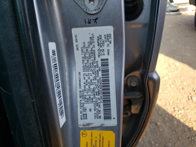 Photo 10 from auction – 2002 LEXUS RX 300 with VIN JTJHF10U120240376