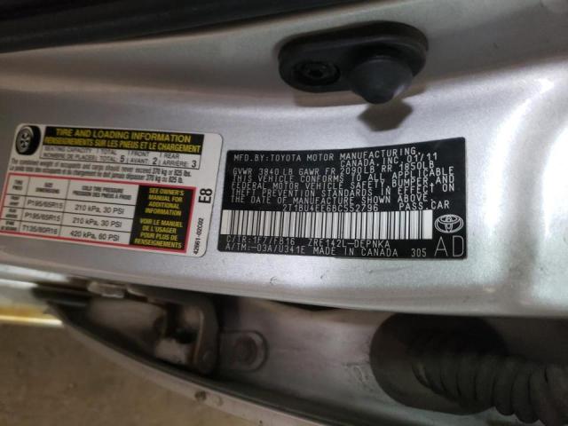 Photo 10 from auction – 2011 TOYOTA CARROLLA with VIN 2T1BU4EE6BC552796