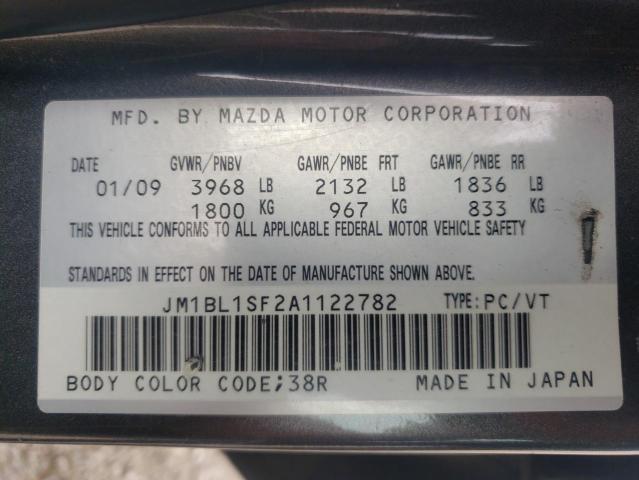 Photo 10 from auction – 2010 MAZDA 3 I with VIN JM1BL1SF2A1122782