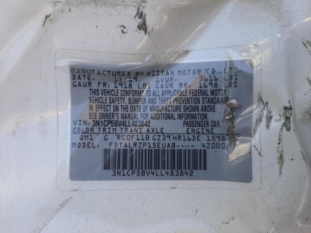 Photo 10 from auction – 2020 NISSAN KICKS S with VIN 3N1CP5BV4LL483842