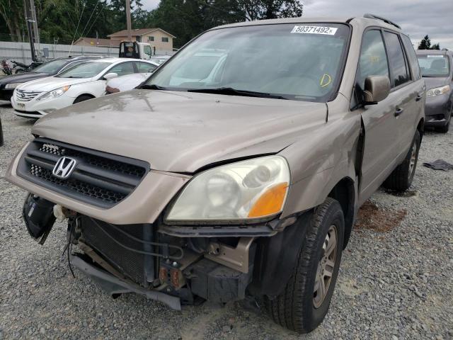 Photo 2 from auction – 2004 HONDA PILOT EX with VIN 2HKYF18444H614024