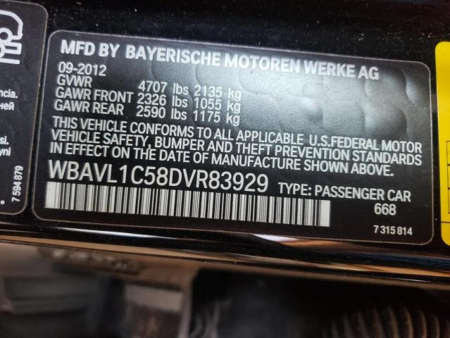 Photo 10 from auction – 2013 BMW X1 XDRIVE2 with VIN WBAVL1C58DVR83929