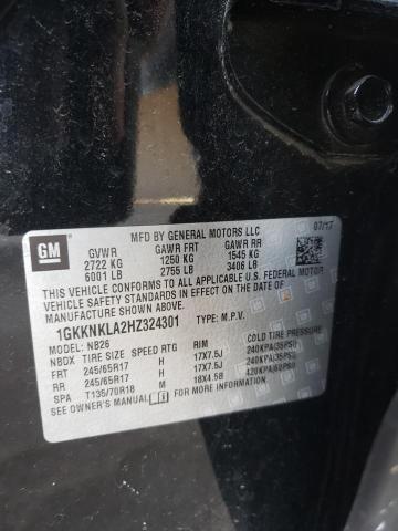 Photo 10 from auction – 2017 GMC ACADIA SLE with VIN 1GKKNKLA2HZ324301