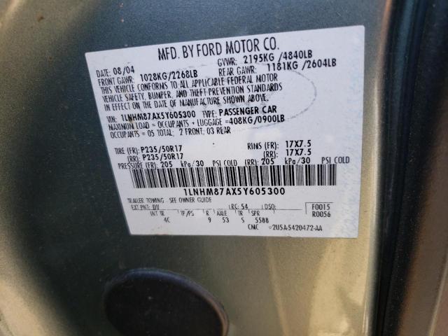 Photo 10 from auction – 2005 LINCOLN LS with VIN 1LNHM87AX5Y605300