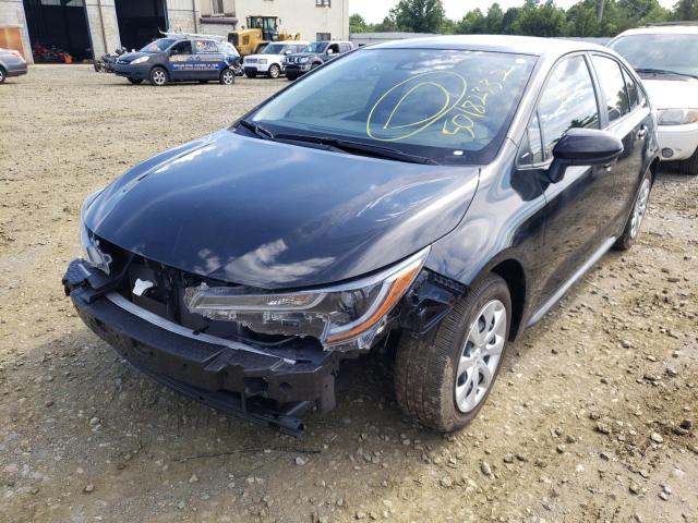 Photo 2 from auction – 2021 TOYOTA COROLLA LE with VIN JTDEPMAE8MJ141806