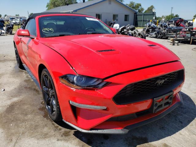 FORD MUSTANG 2018 with VIN 1FATP8UH6J5165052 - Photo from auction