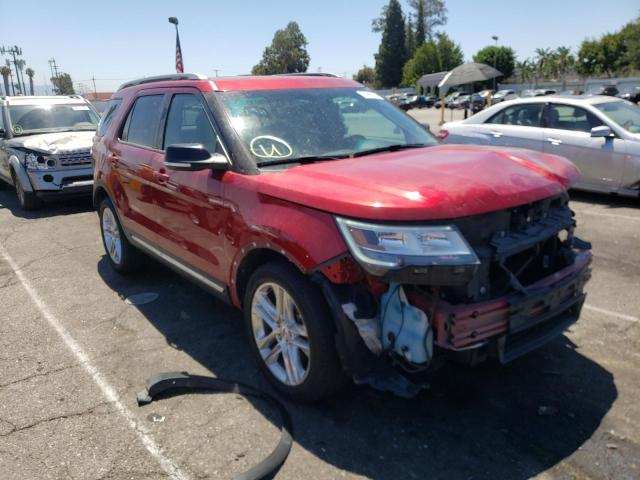 FORD EXPLORER X 2016 with VIN 1FM5K7D81GGA52047 - Photo from auction