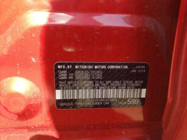 Photo 10 from auction – 2014 MITSUBISHI LANCER ES/ with VIN JA32U2FU8EU018828
