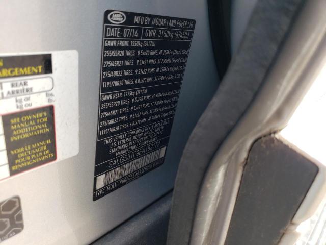Photo 10 from auction – 2014 LAND ROVER RANGE ROVE with VIN SALGS3TF9EA182172