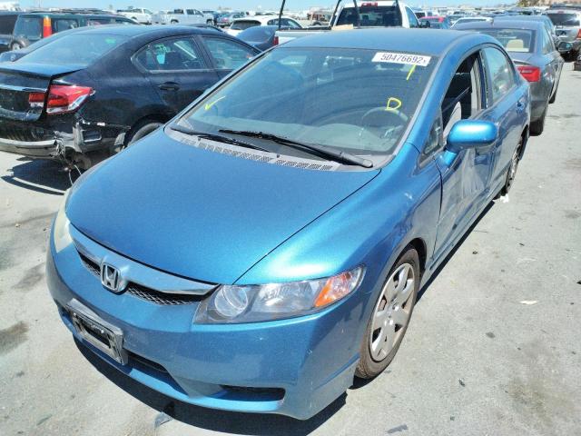 Photo 2 from auction – 2010 HONDA CIVIC LX with VIN 19XFA1F53AE052456