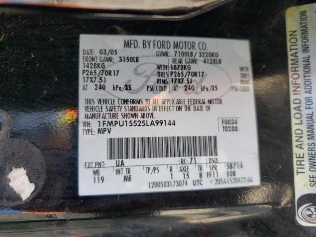 Photo 10 from auction – 2005 FORD EXPEDITION with VIN 1FMPU15525LA99144