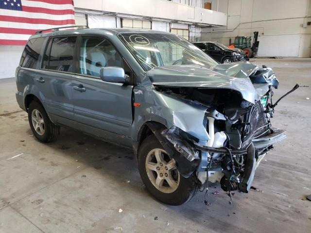 HONDA PILOT EX 2006 with VIN 2HKYF18486H502698 - Photo from auction