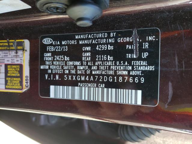 Photo 10 from auction – 2013 KIA OPTIMA LX with VIN 5XXGM4A72DG187669