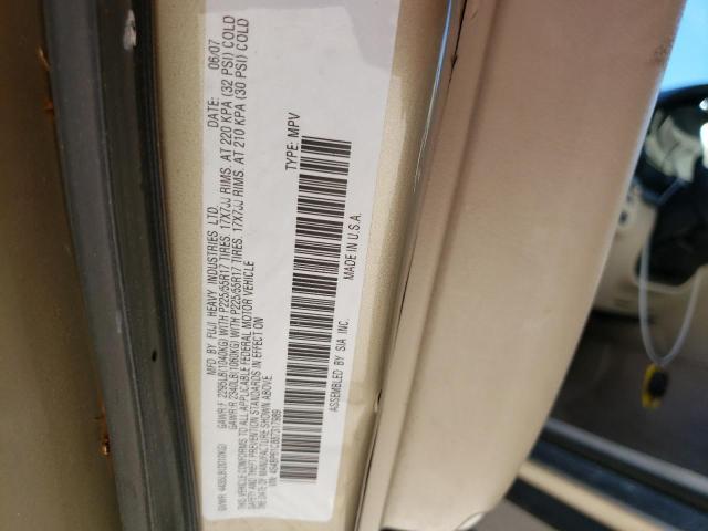 Photo 10 from auction – 2008 SUBARU OUTBACK with VIN 4S4BP61C887317989