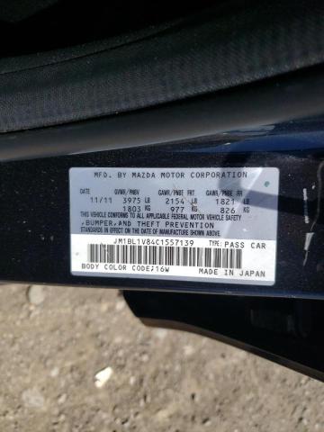 Photo 10 from auction – 2012 MAZDA 3 I with VIN JM1BL1V84C1557139