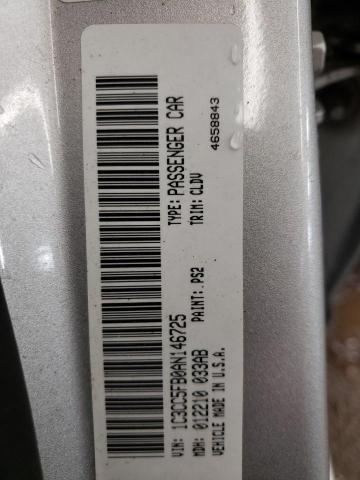 Photo 10 from auction – 2010 CHRYSLER SEBRING LI with VIN 1C3CC5FB0AN146725