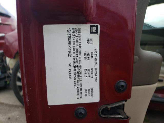 Photo 10 from auction – 2005 CHEVROLET MALIBU LS with VIN 1G1ZT54895F141402