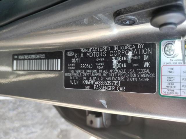صورة رقم 10 من المزاد - 2011 KIA FORTE SX مع VIN KNAFW5A33B5397351
